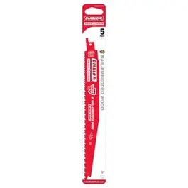 Demo Demon Reciprocating Blade, 6/12T, 9-In., 5-Pk. 1
