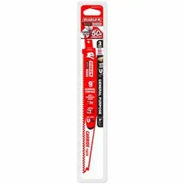Demo Demon Reciprocating Blade, Carbide, Wood/Metal,  9-In., 3-Pk. 1