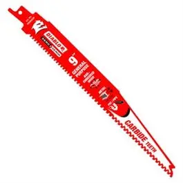 Demo Demon Reciprocating Blades, Carbide Tipped, 9-In. X 6-9Tpi 1