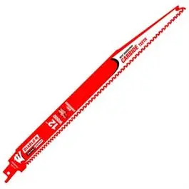 Demo Demon Reciprocating Saw Blade, Carbide, 6 Tpi, 12-In. 1