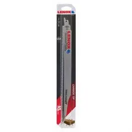 Demolition Reciprocating Saw Blade, Carbide Tipped, 6 Tpi, 12-In. 1