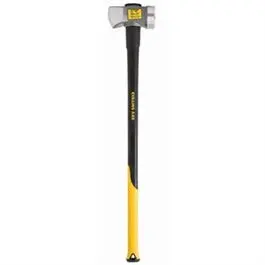 Demolition Sledge Hammer, Fiberglass Handle, 10-Lbs. 1