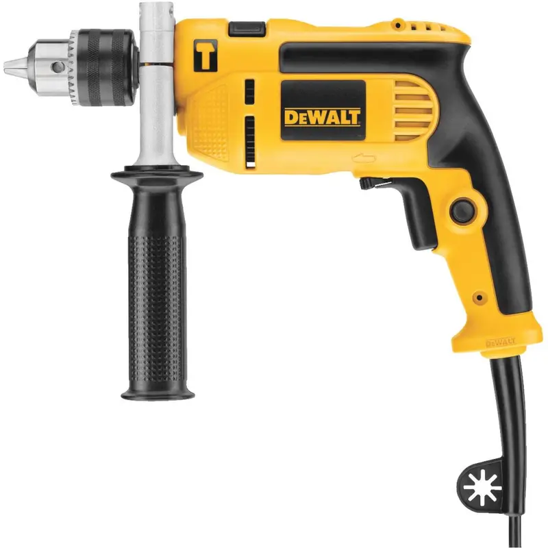 Dewalt 1/2 In. Keyed 7.0-Amp Single Speed Electric Hammer Drill 1
