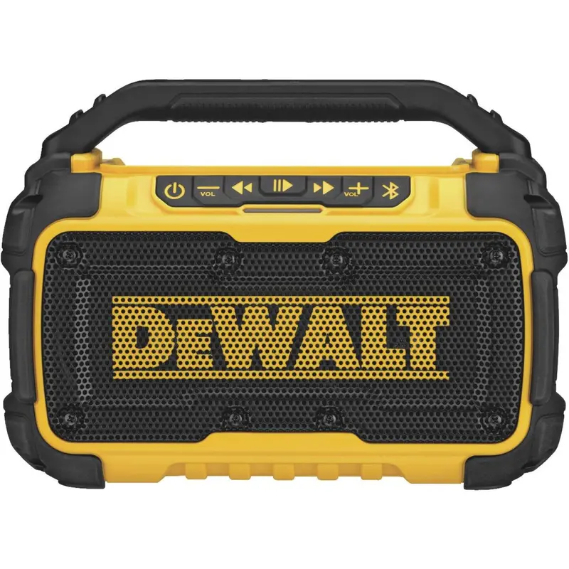 Dewalt 12 Volt/20 Volt Max Lithium-Ion Jobsite Corded/Cordless Bluetooth Speaker (Bare Tool) 1