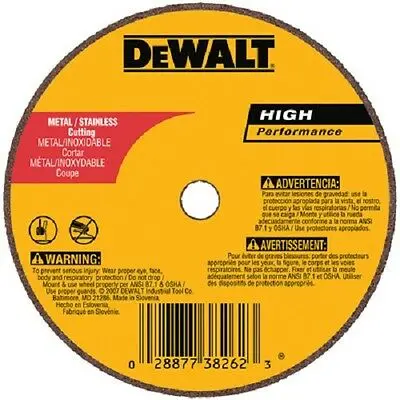 Dewalt 2 5 4 Die Grinder Wheels Type 1, 3" X 1/8" X 3/8" 1