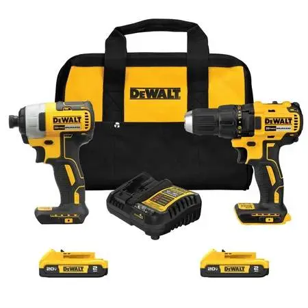 Dewalt 20V Max Brushless 2 Tool Combo Kit 1