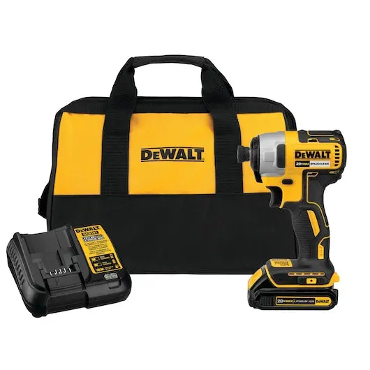 Dewalt 20V Max* Brushless Cordless Impact Driver Kit 1
