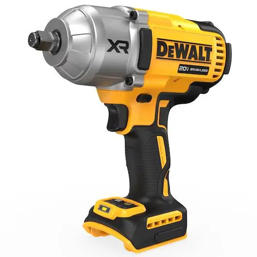 Dewalt 20V Max* Xr® 1/2 In. High Torque Impact Wrench With Hog Ring Anvil (Tool Only) 1