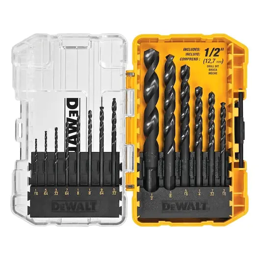 Dewalt Dwa1184 Black & Gold Metal Drill Bits 1