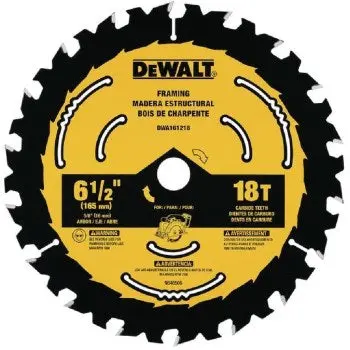 Dewalt Dwa161218 6-1/2 18T Fram Blade 1