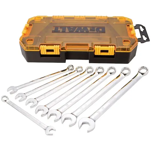 Dewalt Dwmt73810 8 Piece Combination Metric Wrench Set 1