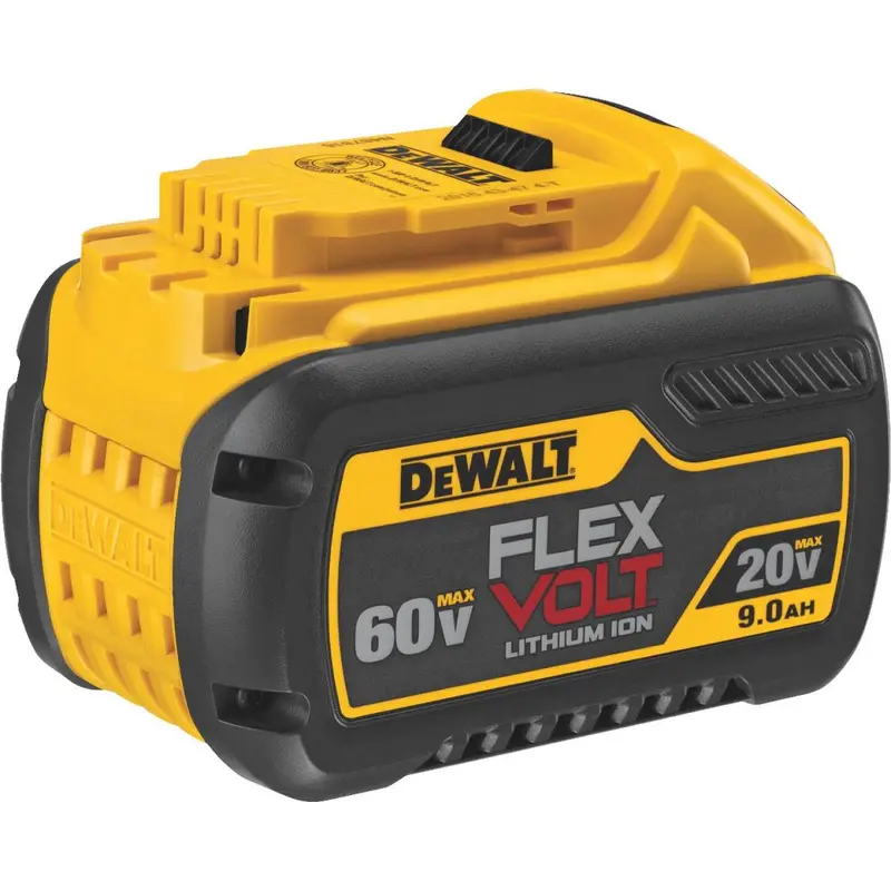 Dewalt Flexvolt 20 Volt And 60 Volt Max Lithium-Ion 9.0 Ah Tool Battery 1