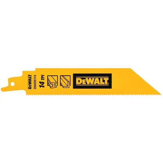 Dewalt Heavy Metal Bi-Metal Reciprocating Saw Blades 1