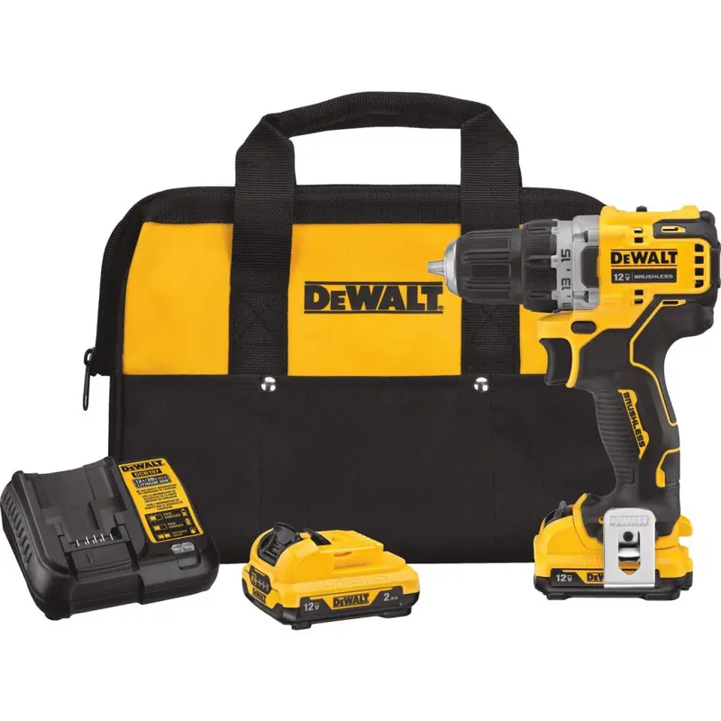 Dewalt Xtreme 12 Volt Max Xr Lithium-Ion 3/8 In. Brushless Cordless Drill/Driver Kit 1