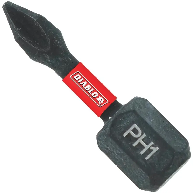 Diablo #1 Phillips 1 In. Insert Impact Screwdriver Bit (5-Pack) 1