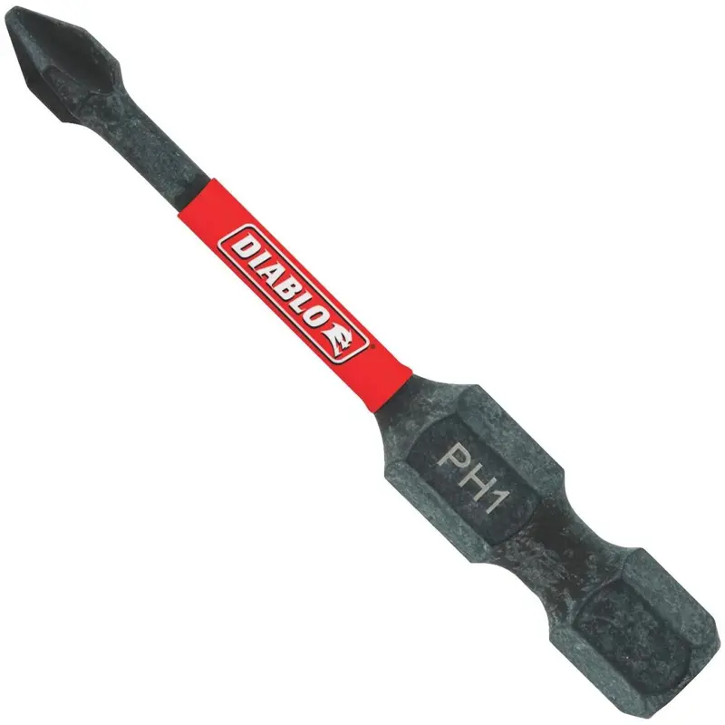 Diablo #1 Phillips 2 In. Power Impact Screwdriver Bit (5-Pack) 1
