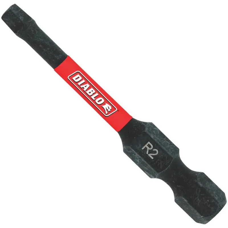 Diablo #2 Square Recess 2 In. Power Impact Screwdriver Bit (5-Pack) 1