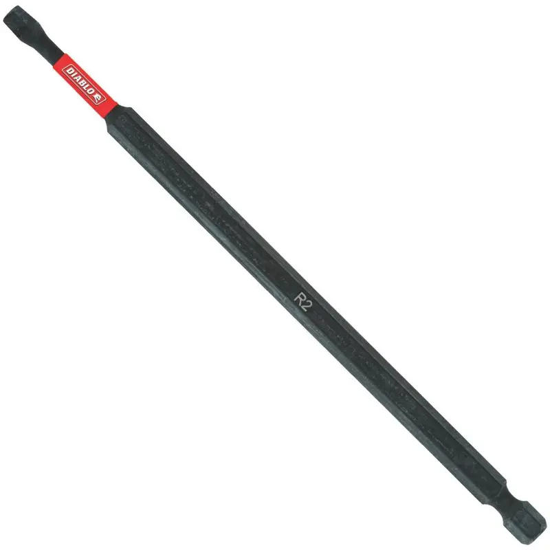 Diablo #2 Square Recess 6 In. Power Impact Screwdriver Bit 1
