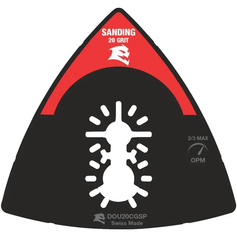 Diablo 20-Grit 3-1/2 In. Universal Fit Oscillating Sanding Plate 1
