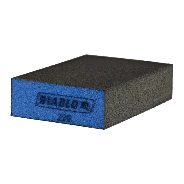 Diablo 220-Grit Flat Edge Sanding Sponge 1