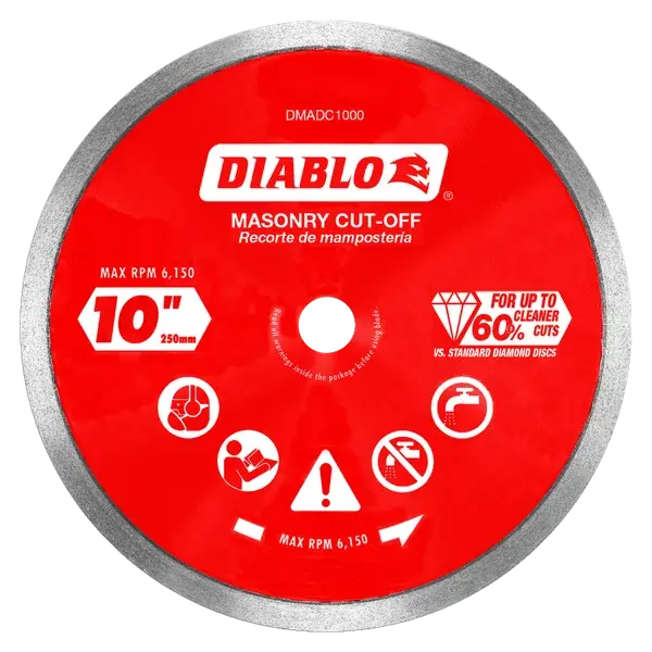 Diablo 3" Diamond Continuous Rim Masonry Cut-Off Disc 1