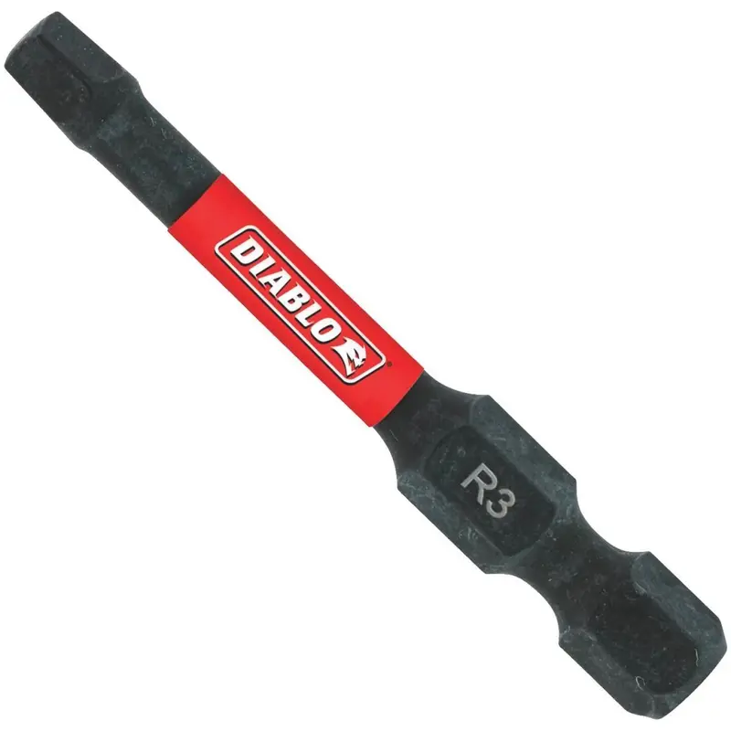 Diablo #3 Square Recess 2 In. Power Impact Screwdriver Bit 1
