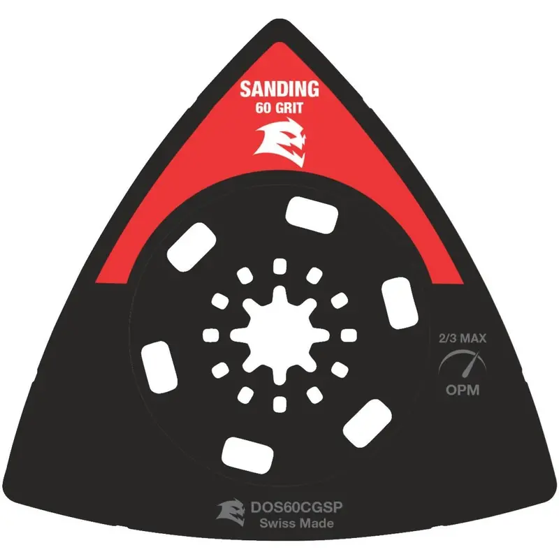 Diablo 60-Grit 3-1/2 In. Starlock Oscillating Sanding Plate 1