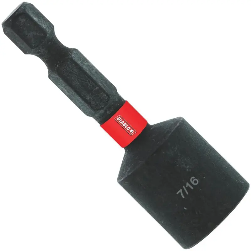 Diablo 7/16 In. X 1-7/8 In. Magnetic Impact Nutdriver 1