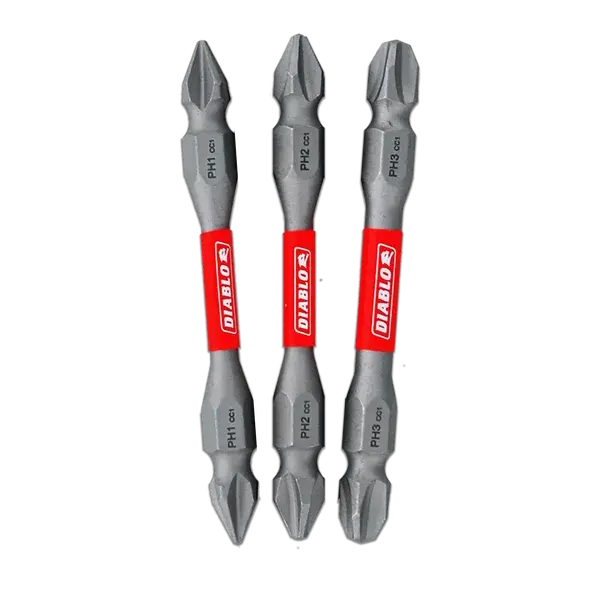 Diablo Double-Ended Phillips Drive Bit Set (3-Pc) 1