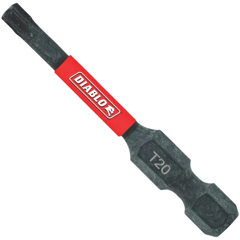 Diablo T20 Torx 2 In. Power Impact Screwdriver Bit (5-Pack) 1