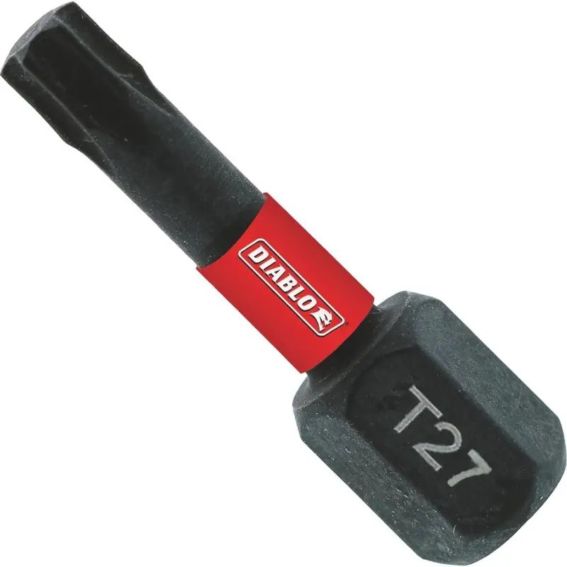Diablo T27 Torx 1 In. Insert Impact Screwdriver Bit (2-Pack) 1