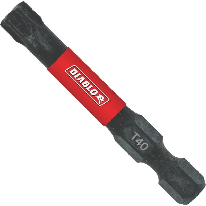 Diablo T40 Torx 2 In. Power Impact Screwdriver Bit (5-Pack) 1