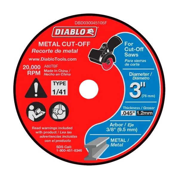 Diablo Tools Metal Cut-Off Discs 1
