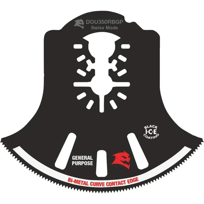 Diablo Universal Fit 3-1/2 In. Bi-Metal Oscillating Blade For General Purpose Cuts 1
