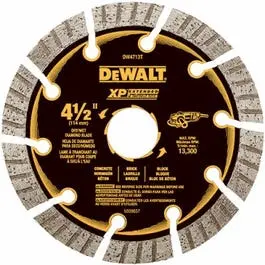 Diamond Saw Blade, Dry Cutting, Segmented, 4.5-In. 1