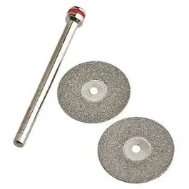 Diamond Wheel Kit, .75-In. With 1/8-In. Mandrel, 3-Pc. 1
