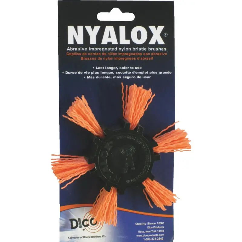 Dico Nyalox 4 In. Coarse Drill-Mounted Wire Brush 1