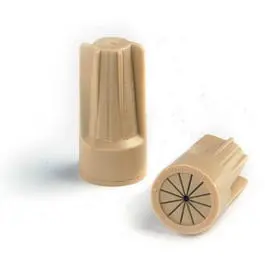 Direct Bury Wire Connector, Safety Sealed, Tan, 4-Pk. 1