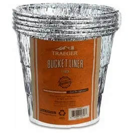 Disposable Bucket Liner, Aluminum, 5-Pk. 1