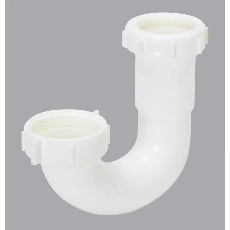 Do It 1-1/2 In. X 1-1/4 In. White Plastic J-Bend 1