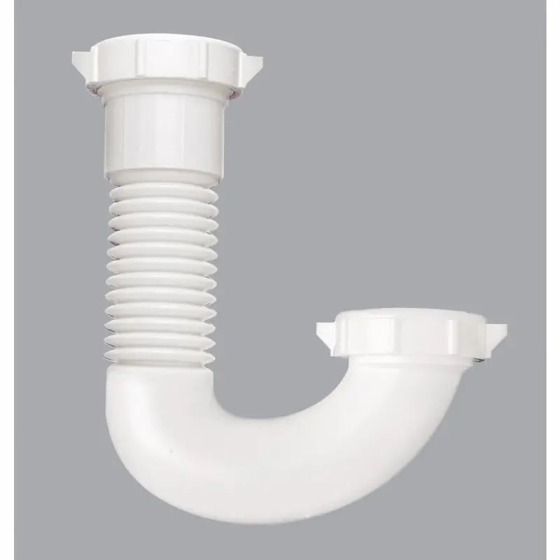 Do It 1-1/4 In. X 1-1/2 In. White Plastic J-Bend 1
