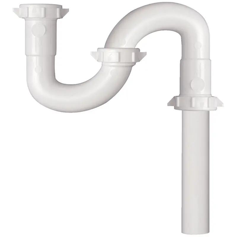 Do It 1-1/4 In. X 1-1/4 In. White Plastic S-Trap 1