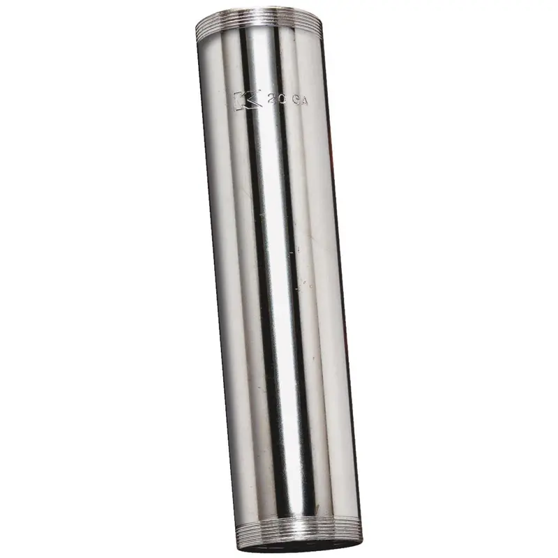 Do It 1-1/4 In. X 6 In. Chrome Plated 20 Gauge Threaded Tube 1