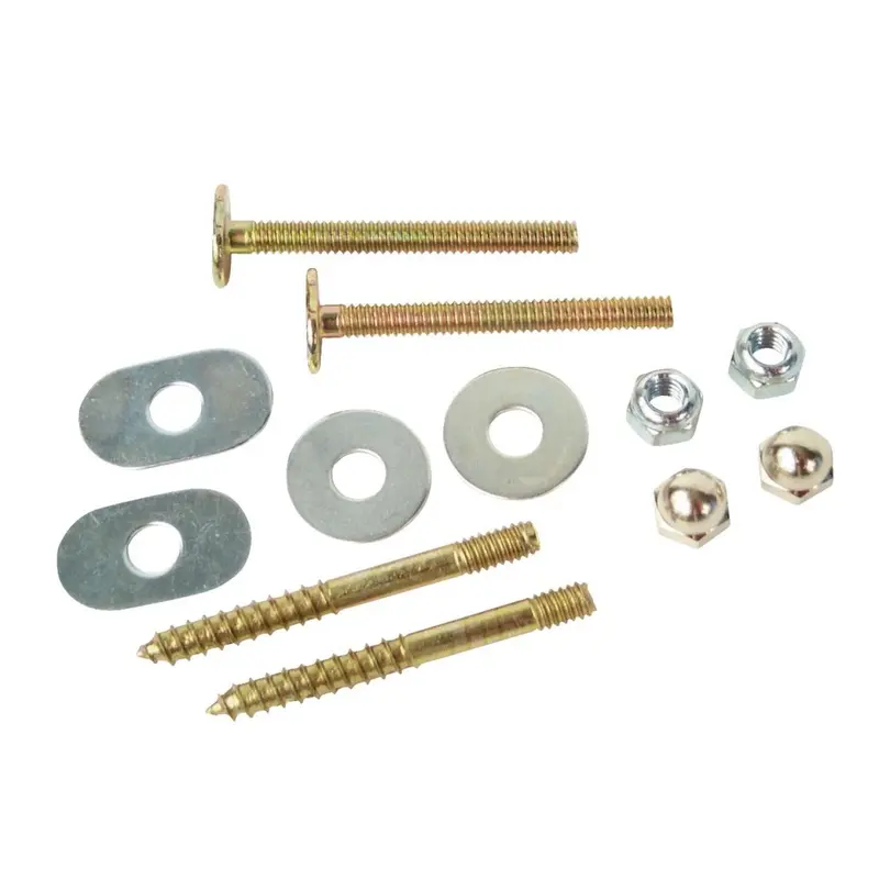 Do It 1/4 In. X 2-1/4 In. Brass-Plated Steel Toilet Screws 1