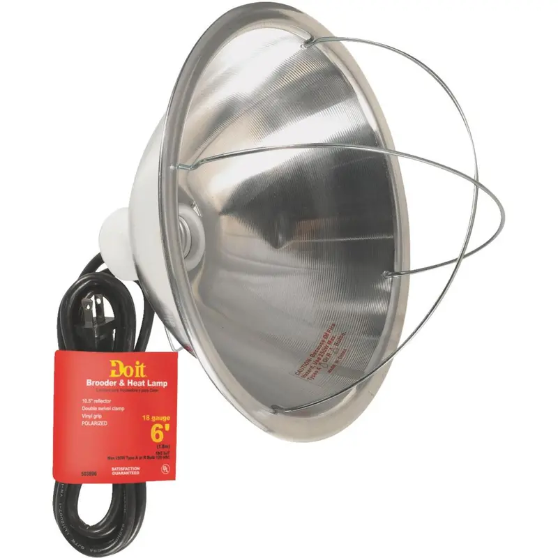 Do It 18/2 6 Ft. Cord 10 In. Brooder Heat Lamp 1