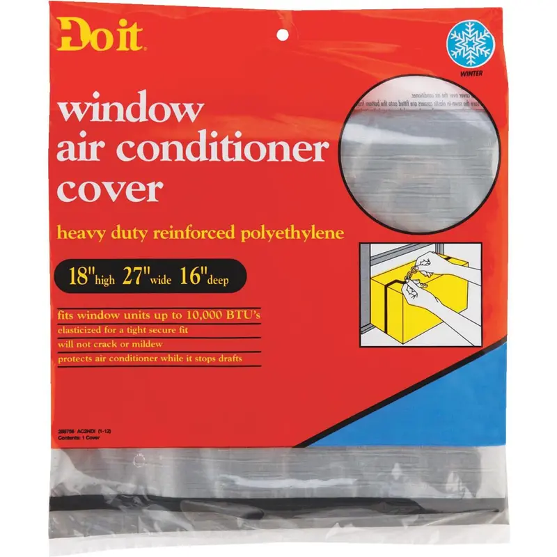 Do It 18" X 27" X 16" 6 Mil Rectangle Air Conditioner Cover 1