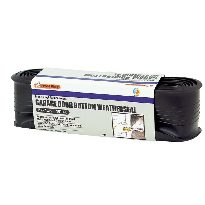 Do It 2-3/4 In. X 10 Ft. Black Vinyl Bottom Garage Door Seal 1