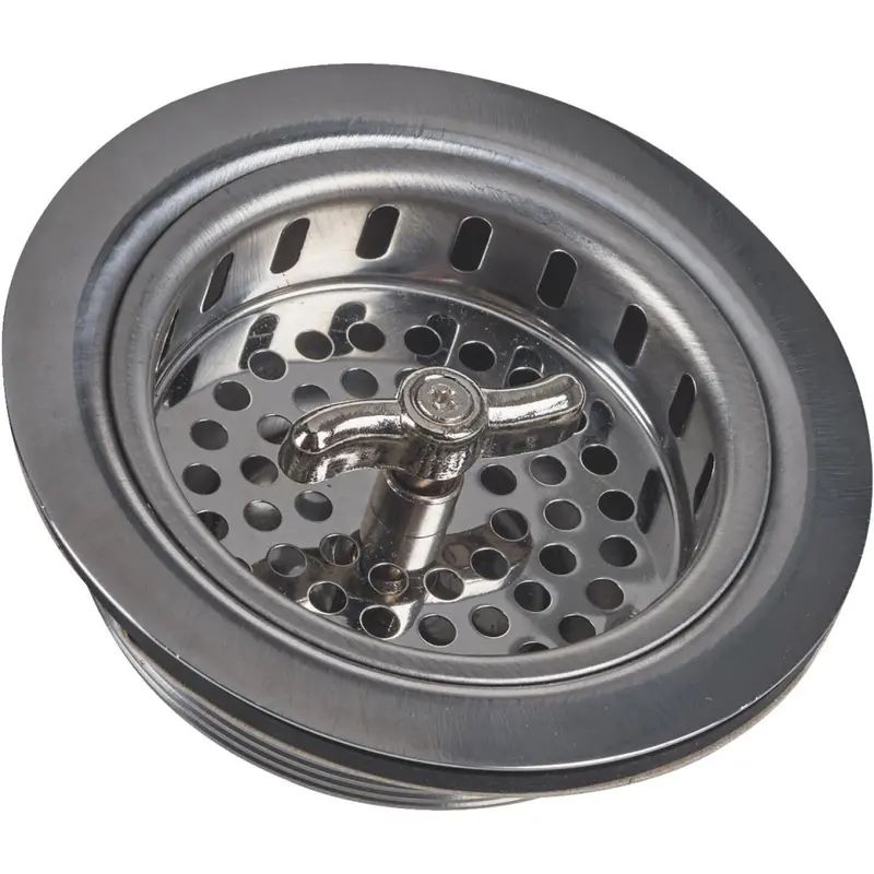 Do It 3-1/2 In. Chrome Turn 'N Seal Basket Strainer Assembly 1