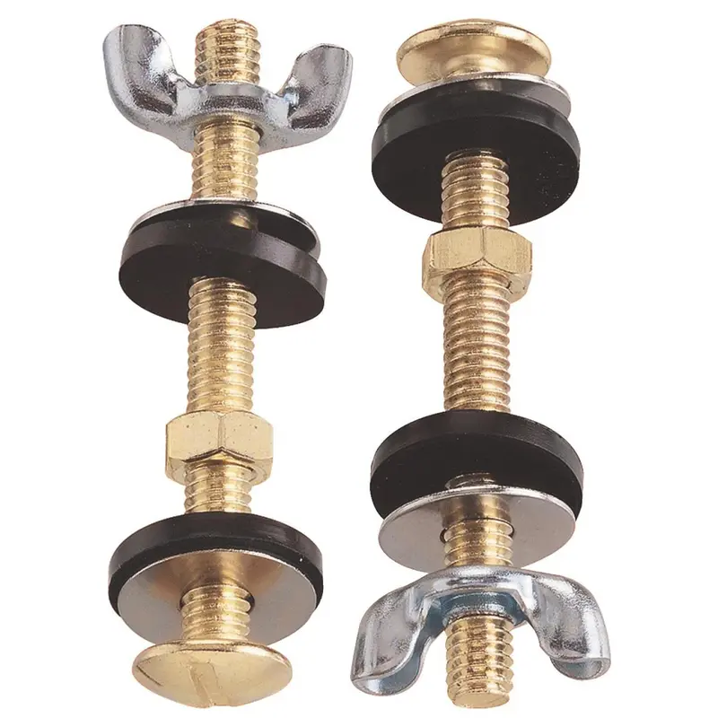 Do It 5/16 In. X 3 In. Brass Plated Tank Bolts (2 Ct.) 1