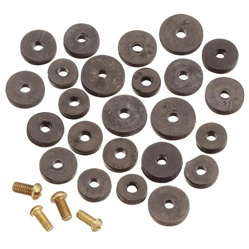 Do It Assorted Black Flat Faucet Washer (20 Ct.) 1